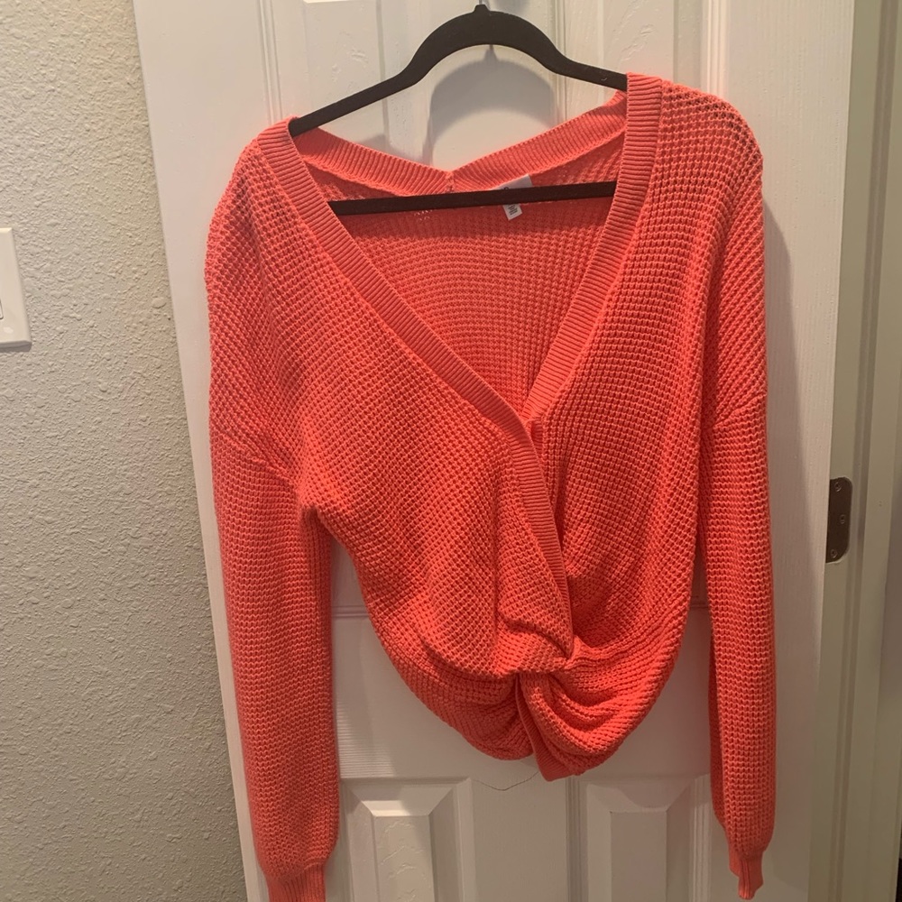Coral BP knit sweater
